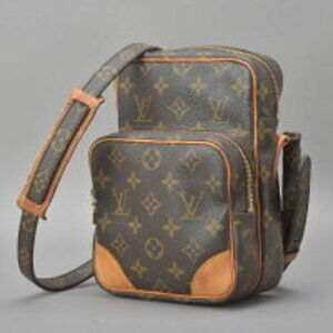Louis Vuitton Amazon Shoulder Bag Monogram Leather Crossbody Pouch Diagonal